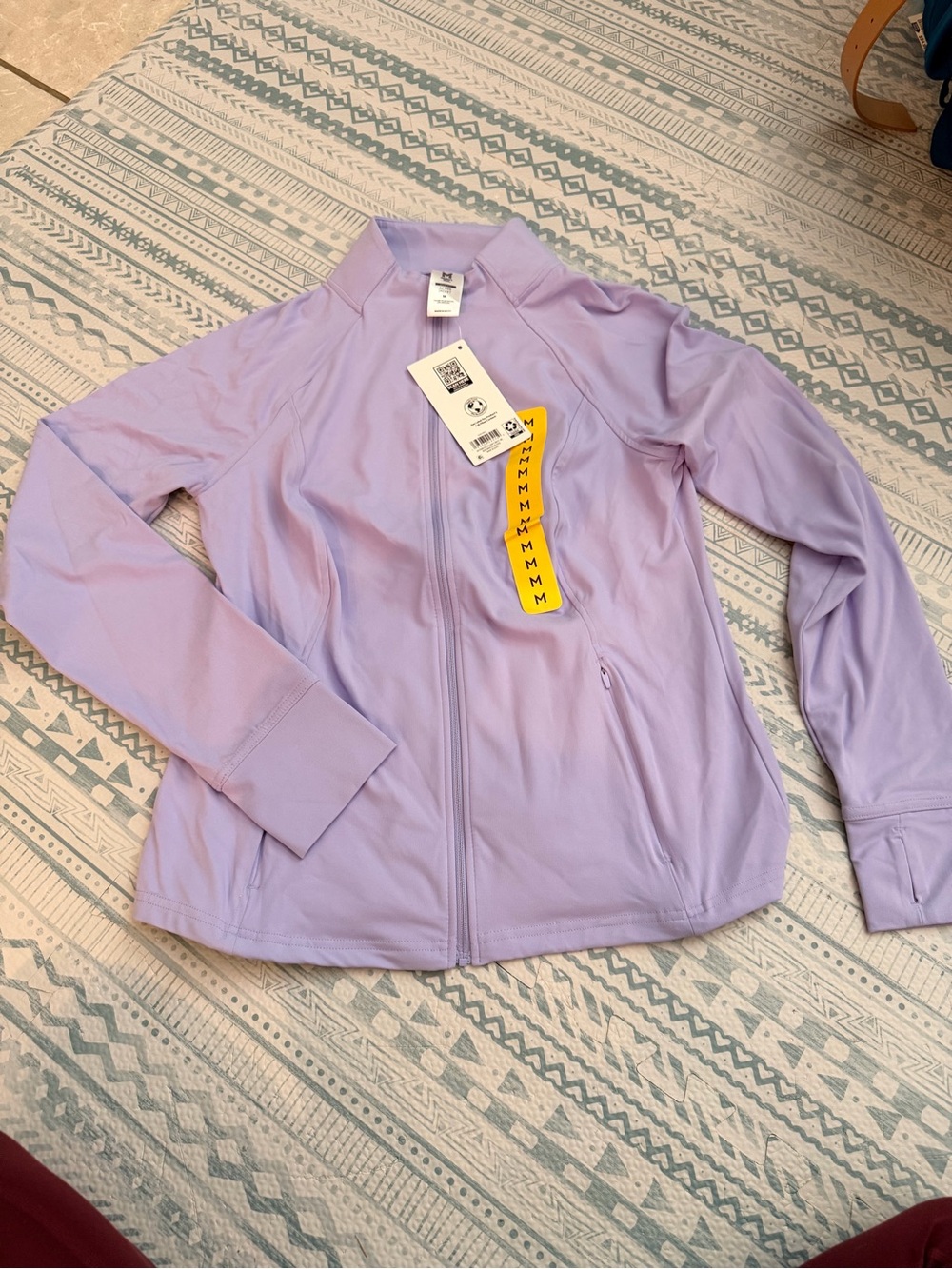 Women's Light Lavender Full-Zip Utility Jacket